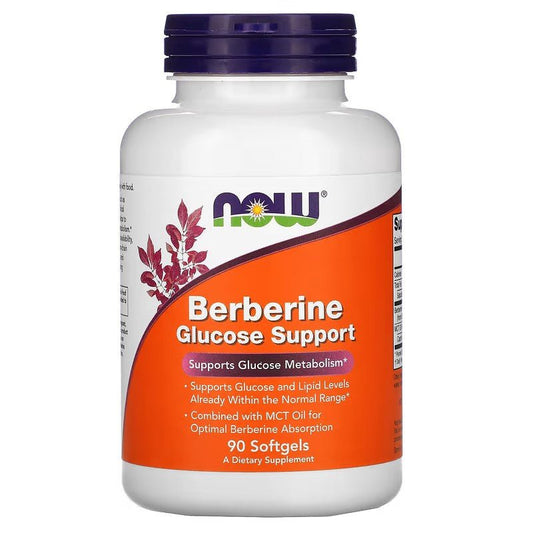 NOW Foods Berberine Glucose Support 90 Softgels - 1st Stop Marshall's Health Shop, Gift Shop! - Heath and Natural Therapy New Brighton Christchurch - Naturopath