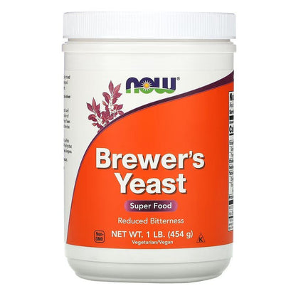 NOW Foods Brewer's Yeast Debittered Powder 454g - 1st Stop Marshall's Health Shop, Gift Shop! - Heath and Natural Therapy New Brighton Christchurch - Naturopath