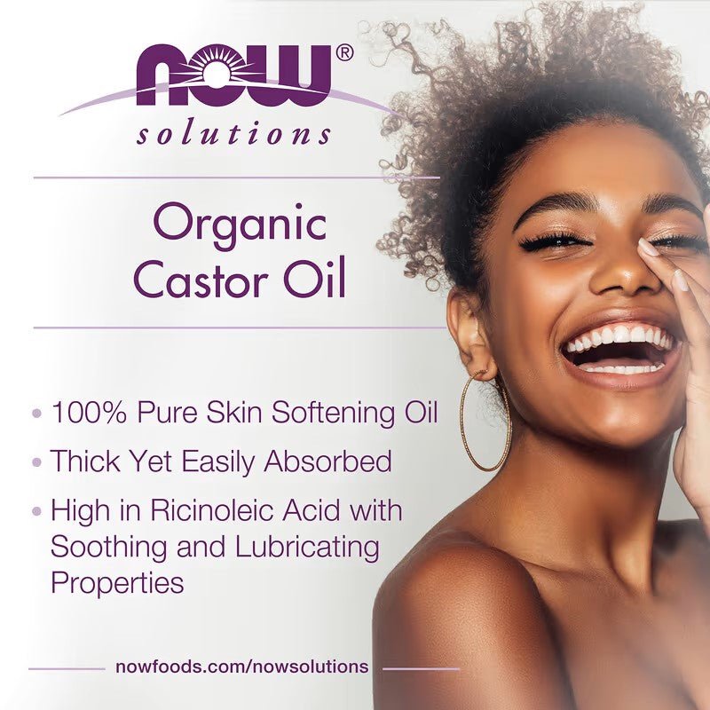 NOW Foods Castor Oil 473ml - 1st Stop Marshall's Health Shop, Gift Shop! - Heath and Natural Therapy New Brighton Christchurch - Naturopath