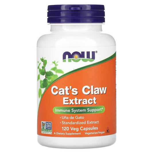 NOW Foods Cat's Claw Extract 334mg 120 Vege Caps - 1st Stop Marshall's Health Shop, Gift Shop! - Heath and Natural Therapy New Brighton Christchurch - Naturopath