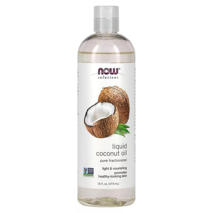 NOW Foods Coconut Oil, Liquid Pure Fractionated (Cosmetic) - 1st Stop Marshall's Health Shop, Gift Shop! - Heath and Natural Therapy New Brighton Christchurch - Naturopath