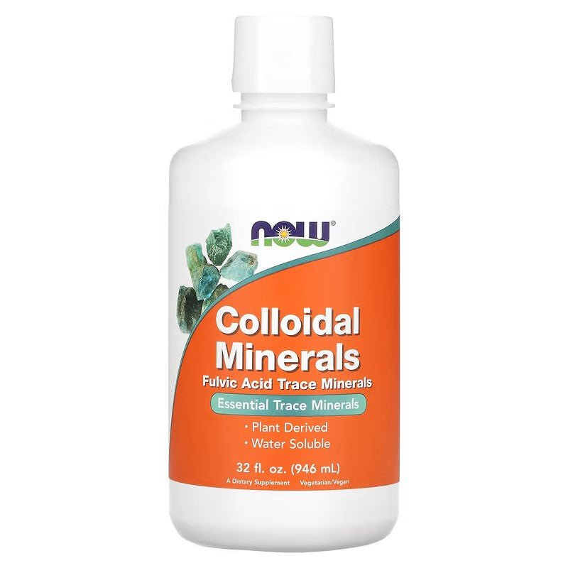 NOW Foods Colloidal Minerals 946ml - 1st Stop Marshall's Health Shop, Gift Shop! - Heath and Natural Therapy New Brighton Christchurch - Naturopath