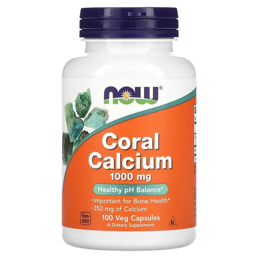 NOW Foods Coral Calcium 1000mg Veg Caps - 1st Stop Marshall's Health Shop, Gift Shop! - Heath and Natural Therapy New Brighton Christchurch - Naturopath