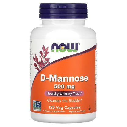 NOW Foods D - Mannose 500mg 120 Veg Caps - 1st Stop Marshall's Health Shop, Gift Shop! - Heath and Natural Therapy New Brighton Christchurch - Naturopath