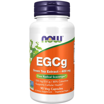 NOW Foods EGCg Green Tea Extract 400mg 90 Veg Caps - 1st Stop Marshall's Health Shop, Gift Shop! - Heath and Natural Therapy New Brighton Christchurch - Naturopath