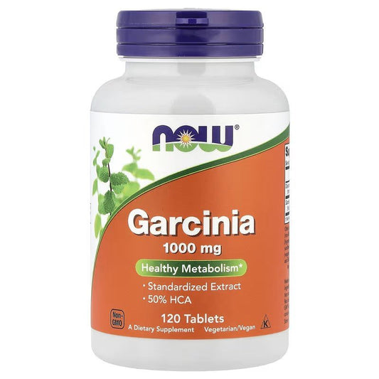NOW Foods Garcinia 1000mg 120 Tablets - 1st Stop Marshall's Health Shop, Gift Shop! - Heath and Natural Therapy New Brighton Christchurch - Naturopath