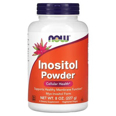NOW Foods Inositol Powder 227g - 1st Stop Marshall's Health Shop, Gift Shop! - Heath and Natural Therapy New Brighton Christchurch - Naturopath