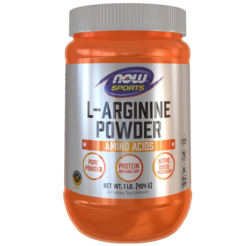 NOW Foods L - Arginine Powder 454g - 1st Stop Marshall's Health Shop, Gift Shop! - Heath and Natural Therapy New Brighton Christchurch - Naturopath