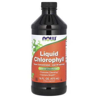NOW Foods Liquid Chlorophyll Mint 473ml - 1st Stop Marshall's Health Shop, Gift Shop! - Heath and Natural Therapy New Brighton Christchurch - Naturopath
