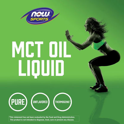 NOW Foods MCT Oil Pure 473ml - 1st Stop Marshall's Health Shop, Gift Shop! - Heath and Natural Therapy New Brighton Christchurch - Naturopath