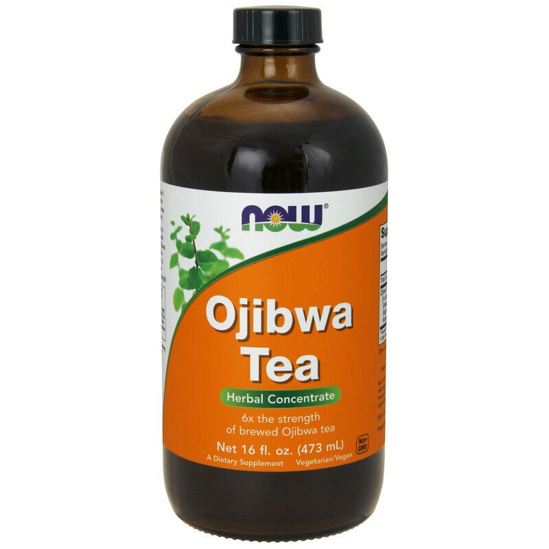 NOW Foods Ojibwa Tea Concentrate Liquid 473ml - 1st Stop Marshall's Health Shop, Gift Shop! - Heath and Natural Therapy New Brighton Christchurch - Naturopath