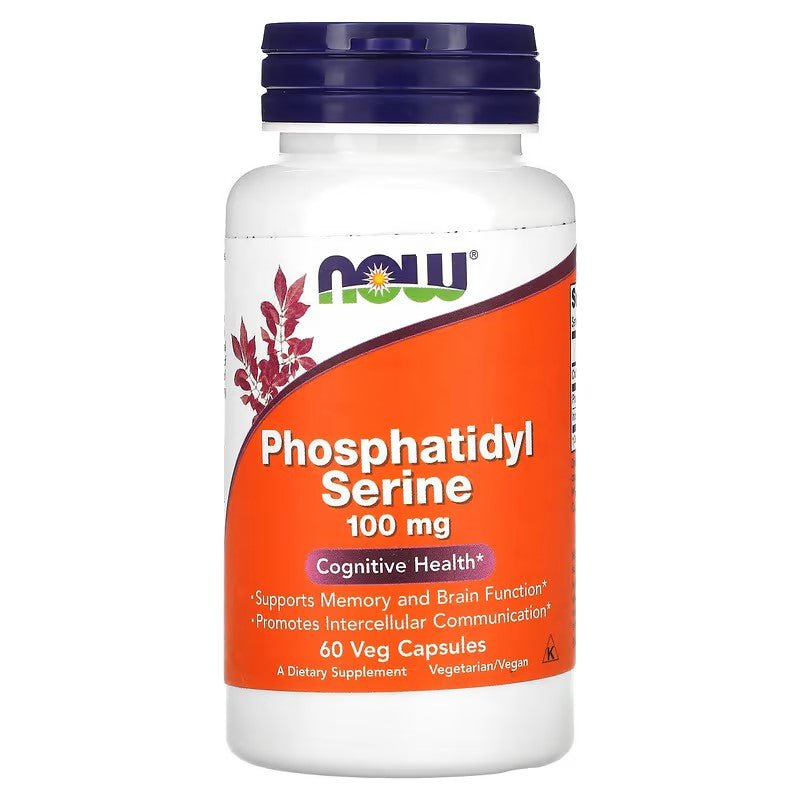 NOW Foods Phosphatidyl Serine 100mg - 1st Stop Marshall's Health Shop, Gift Shop! - Heath and Natural Therapy New Brighton Christchurch - Naturopath