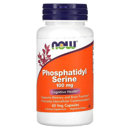 NOW Foods Phosphatidyl Serine 100mg - 1st Stop Marshall's Health Shop, Gift Shop! - Heath and Natural Therapy New Brighton Christchurch - Naturopath