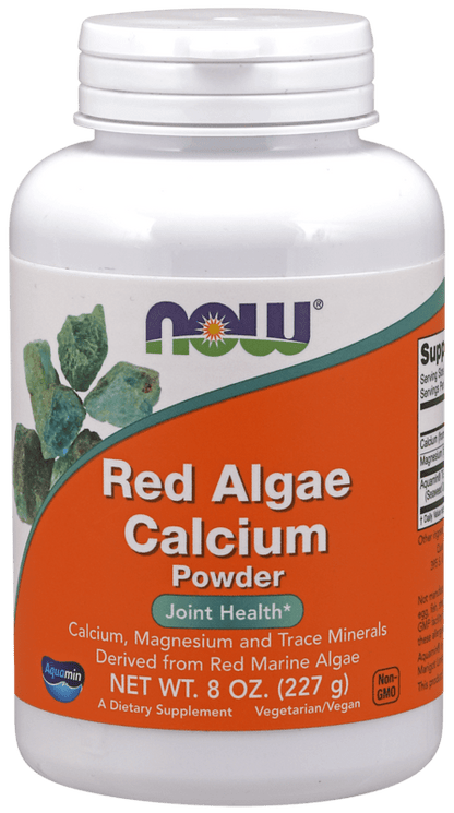 NOW Foods Red Algae Calcium Powder 227g - 1st Stop Marshall's Health Shop, Gift Shop! - Heath and Natural Therapy New Brighton Christchurch - Naturopath