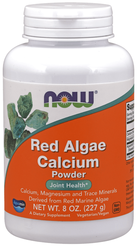 NOW Foods Red Algae Calcium Powder 227g - 1st Stop Marshall's Health Shop, Gift Shop! - Heath and Natural Therapy New Brighton Christchurch - Naturopath