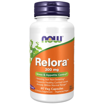 NOW Foods Relora 300mg 60 Veg Capsules - 1st Stop Marshall's Health Shop, Gift Shop! - Heath and Natural Therapy New Brighton Christchurch - Naturopath