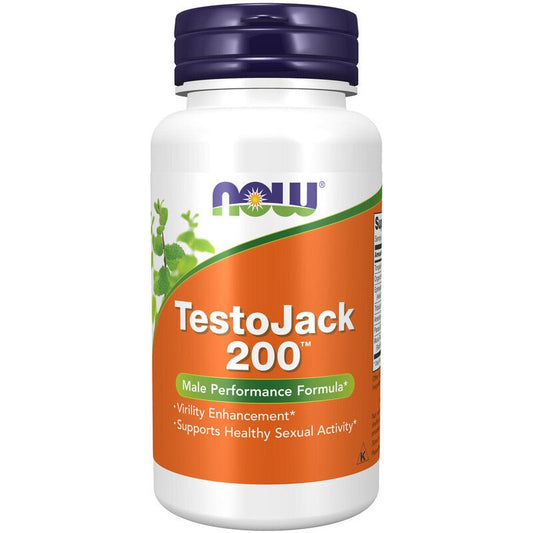 NOW Foods TestoJack 200, 200mg 60 Veg Caps - 1st Stop Marshall's Health Shop, Gift Shop! - Heath and Natural Therapy New Brighton Christchurch - Naturopath