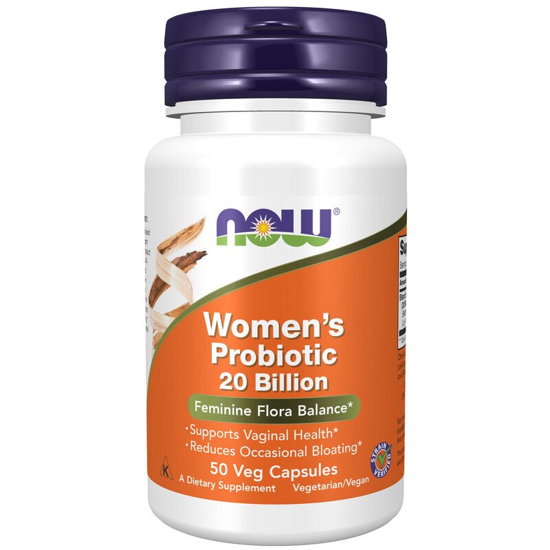 NOW Foods Women's Probiotic 20 Billion 50 Veg Capsules - 1st Stop Marshall's Health Shop, Gift Shop! - Heath and Natural Therapy New Brighton Christchurch - Naturopath