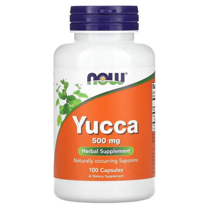NOW Foods Yucca 500mg 100 Veg Caps - 1st Stop Marshall's Health Shop, Gift Shop! - Heath and Natural Therapy New Brighton Christchurch - Naturopath