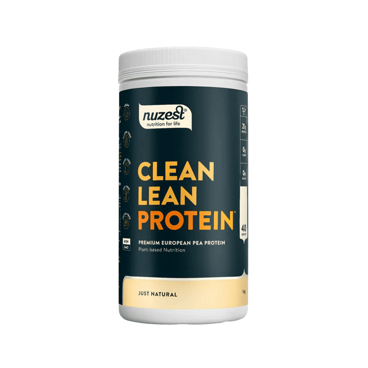 Nuzest Clean Lean Protein Natural 1kg (40 Servings)

Clean Lean Protein is powerfully plant-based and contains all nine essential amino acids. It's a natural source of iron and encourages recovery, vitality, muscle repair, and growth. From seed to tub, we use only the ingredients you need, and the cleanest processing required to bring them to you. Better for you. Better for the environment.
1st Stop, Marshall's Health Shop!