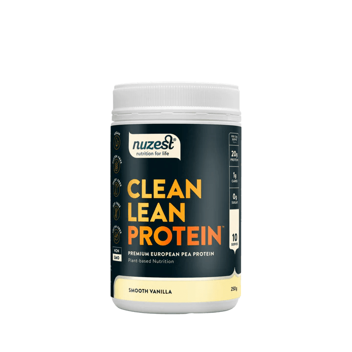 Nuzest Clean Lean Protein Smooth Vanilla

Clean Lean Protein is powerfully plant-based and contains all nine essential amino acids. It's a natural source of iron and encourages recovery, vitality, muscle repair, and growth. From seed to tub, we use only the ingredients you need, and the cleanest processing required to bring them to you. Better for you. Better for the environment.1st Stop, Marshall's Health Shop!