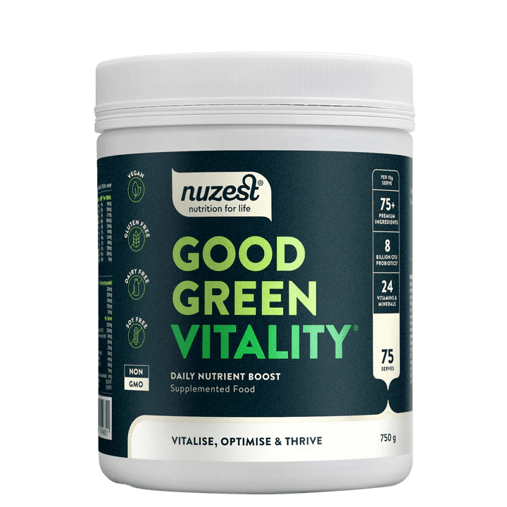 Nuzest Good Green Vitality
Powerful daily nutritional support for all areas of health. Good Green Vitality combines over 75 premium-quality ingredients, including essential vitamins, minerals, probiotics, adaptogens and plant-foods, all in one daily scoop. Formulated to help fill nutritional gaps while supporting energy, immunity, gut health, mood and stress.
1st Stop, Marshall's Health Shop!