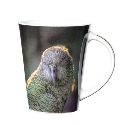 NZ Native Birds Mug - Kea# - 1st Stop Marshall's Health Shop, Gift Shop! - Heath and Natural Therapy New Brighton Christchurch - Naturopath#