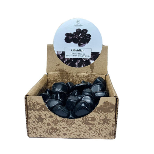 Obsidian Tumble Stone - MarshallsHealthShop