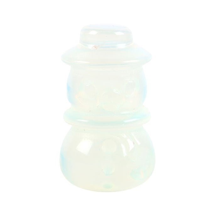 Opalite Crystal Snowman In A Bag - MarshallsHealthShop