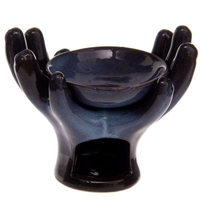 Open Hands Ceramic Oil Burner - MarshallsHealthShop