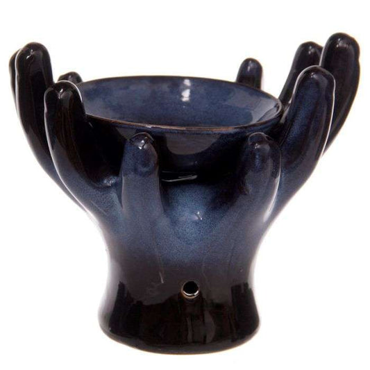 Open Hands Ceramic Oil Burner - MarshallsHealthShop