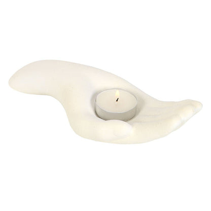 Open Hands Tealight Holder - MarshallsHealthShop