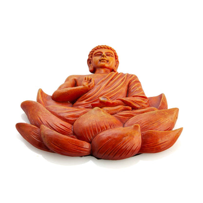 Orange Buddha Incense Burner - MarshallsHealthShop