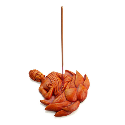 Orange Buddha Incense Burner - MarshallsHealthShop