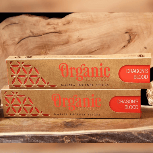 Organic Goodness Masala Sticks Dragons Blood - 1st Stop Marshall's Health Shop, Gift Shop! - Heath and Natural Therapy New Brighton Christchurch - Naturopath