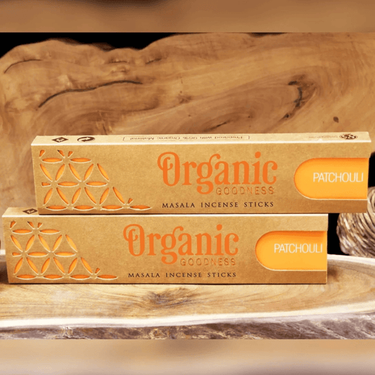 Organic Goodness Masala Sticks Patchouli - 1st Stop Marshall's Health Shop, Gift Shop! - Heath and Natural Therapy New Brighton Christchurch - Naturopath