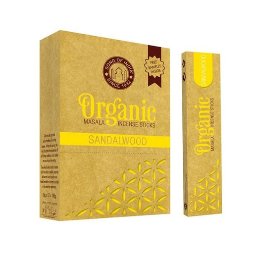 Organic Goodness Masala Sticks Sandalwood - MarshallsHealthShop