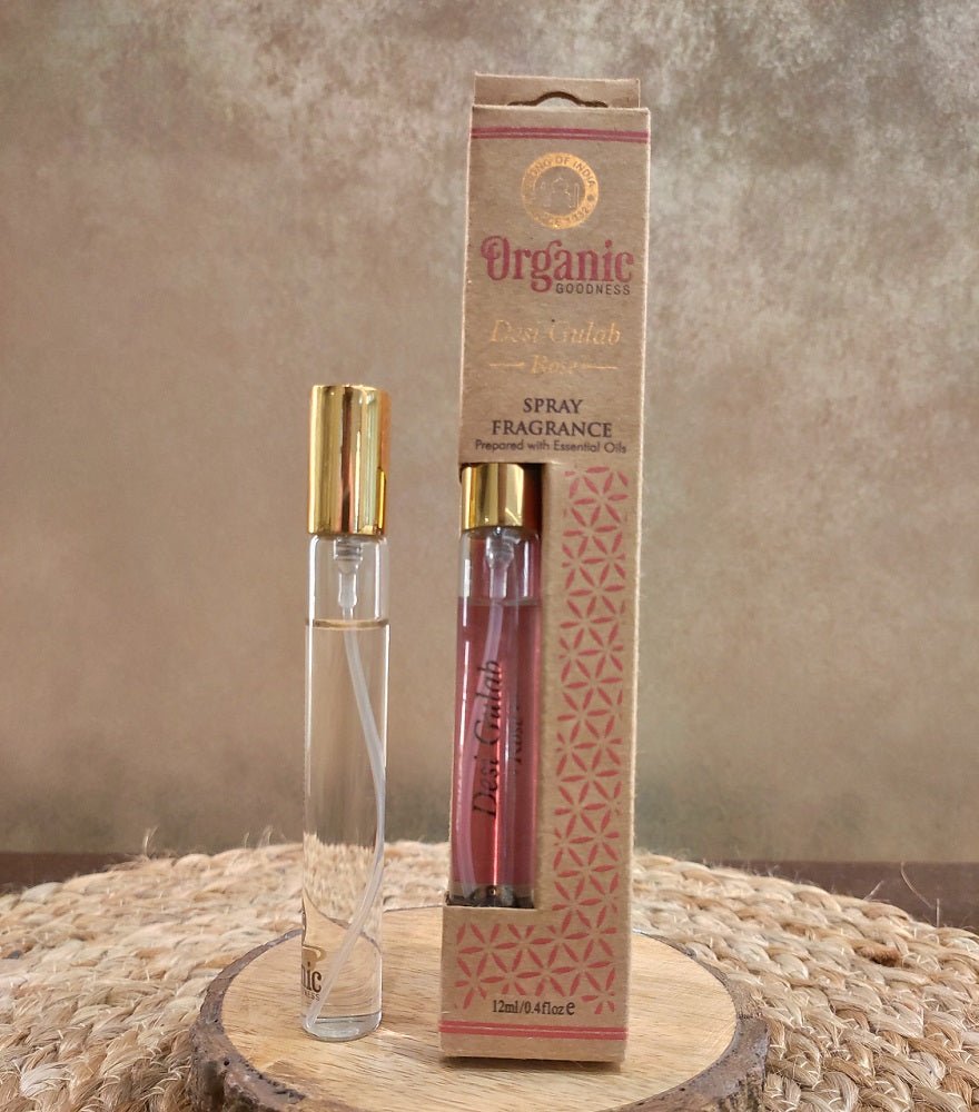 Organic Goodness Perfume Spray Rose - Desi Gulab - MarshallsHealthShop