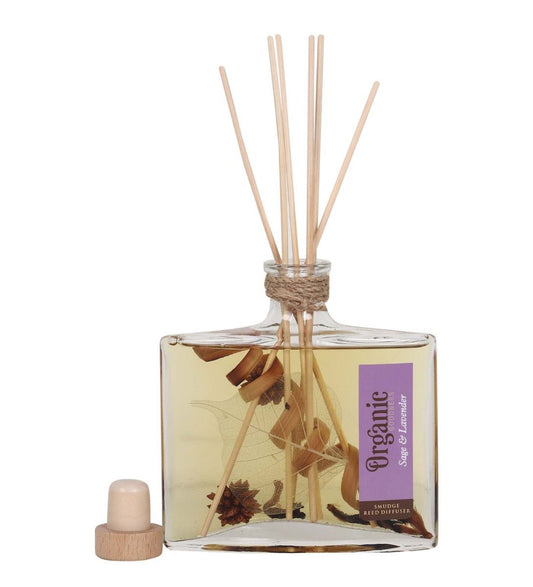 Organic Goodness Reed Diffuser Sage & Lavender 100ml - MarshallsHealthShop