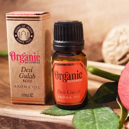 Organic Goodness Rose Oil 10ml - MarshallsHealthShop