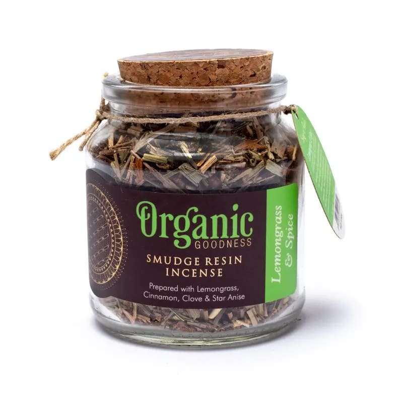 Organic Goodness Smudge Resin Lemongrass & Spice - MarshallsHealthShop