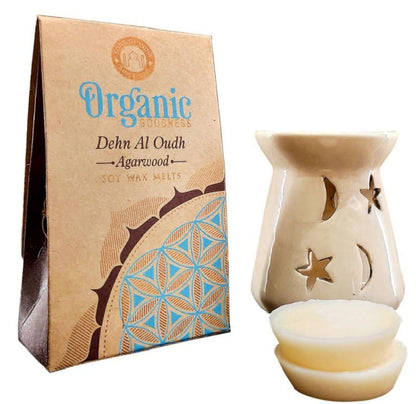 Organic Goodness Wax Melt Dehn Al Oudh - Agarwood 40gm - MarshallsHealthShop