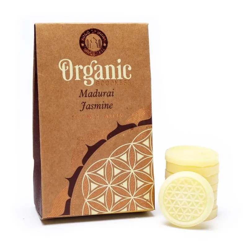 Organic Goodness Wax Melt Madurai Jasmine 40gm - MarshallsHealthShop