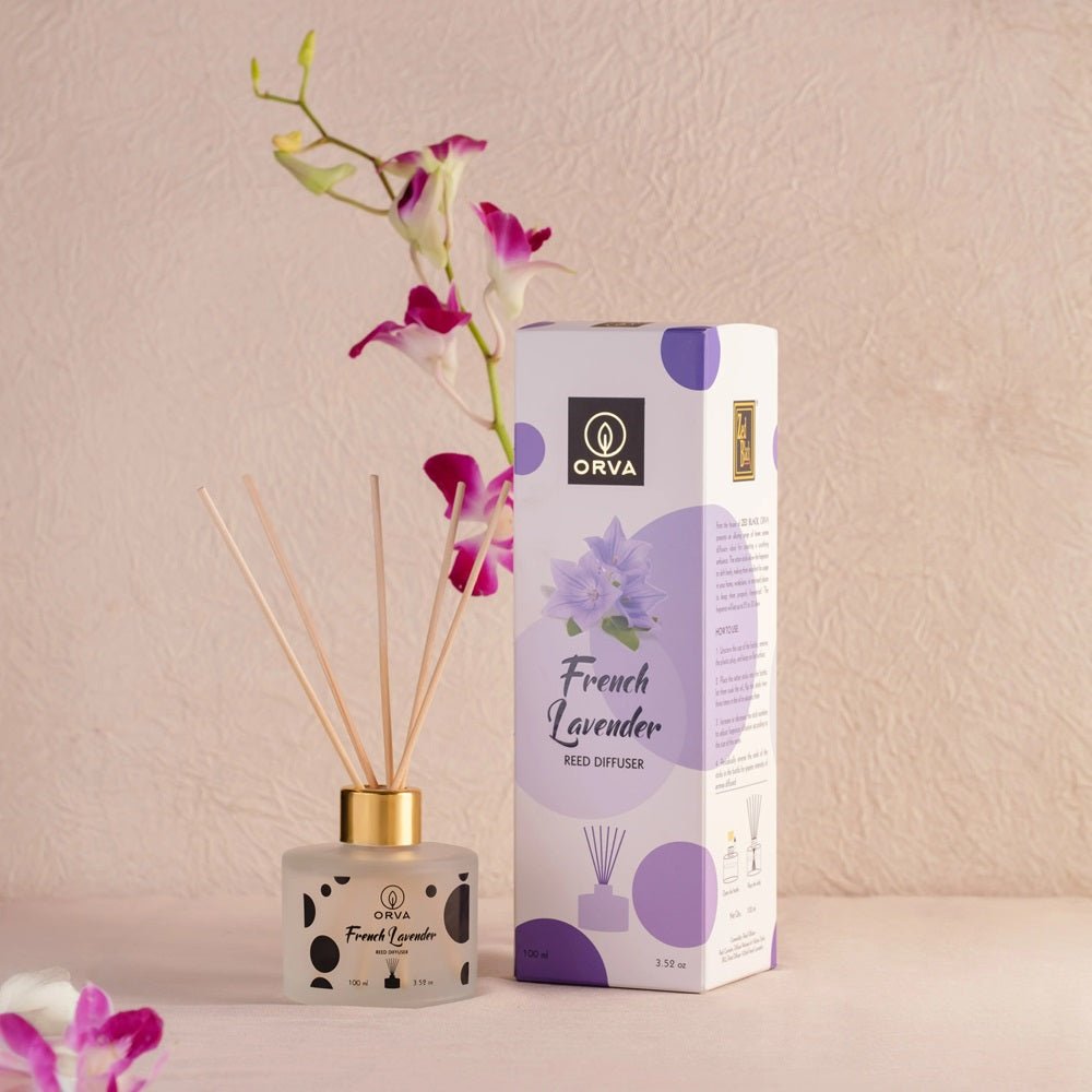Orva French Lavender Reed Diffuser 100ml - 1st Stop Marshall's Health Shop, Gift Shop! - Heath and Natural Therapy New Brighton Christchurch - Naturopath