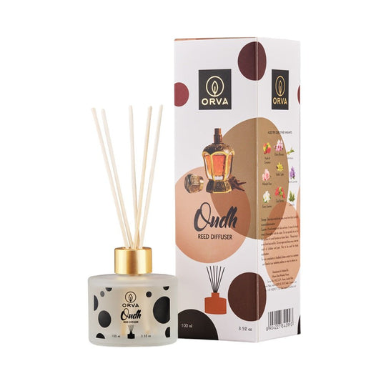 Orva Oudh Reed Diffuser 100ml - 1st Stop Marshall's Health Shop, Gift Shop! - Heath and Natural Therapy New Brighton Christchurch - Naturopath