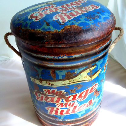Padded Storage Bins & Stools My Garage - MarshallsHealthShop