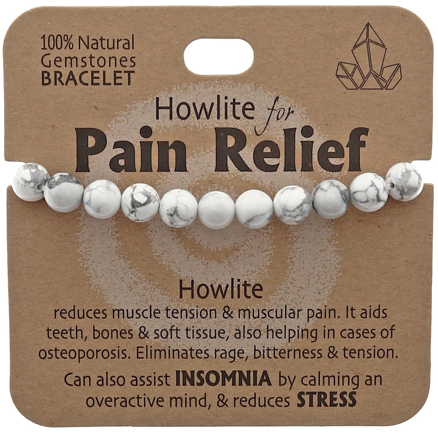 Pain Bracelet Howlite - MarshallsHealthShop