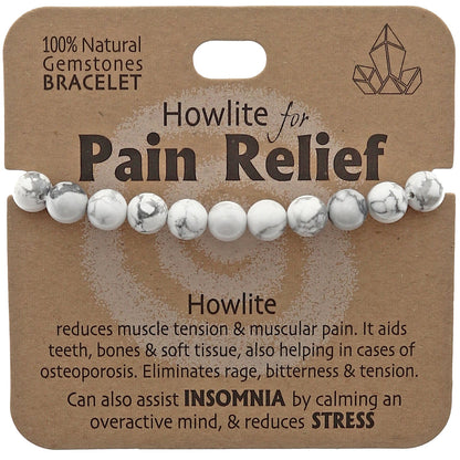 Pain Bracelet Howlite - MarshallsHealthShop