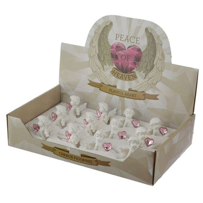 Peace of Heaven Playful Heart Cherub Figurine - 1st Stop Marshall's Health Shop, Gift Shop! - Heath and Natural Therapy New Brighton Christchurch - Naturopath