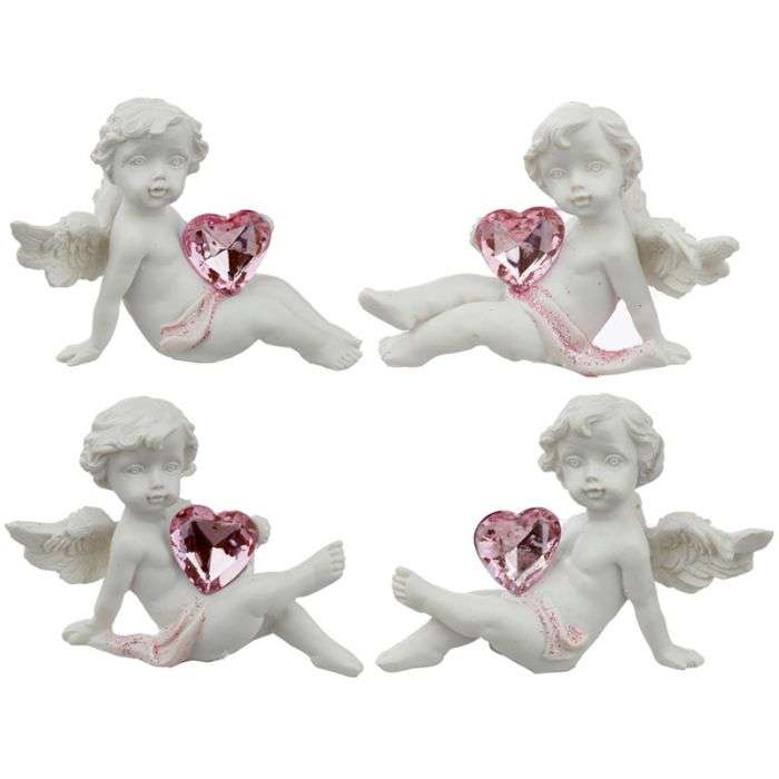 Peace of Heaven Playful Heart Cherub Figurine - 1st Stop Marshall's Health Shop, Gift Shop! - Heath and Natural Therapy New Brighton Christchurch - Naturopath